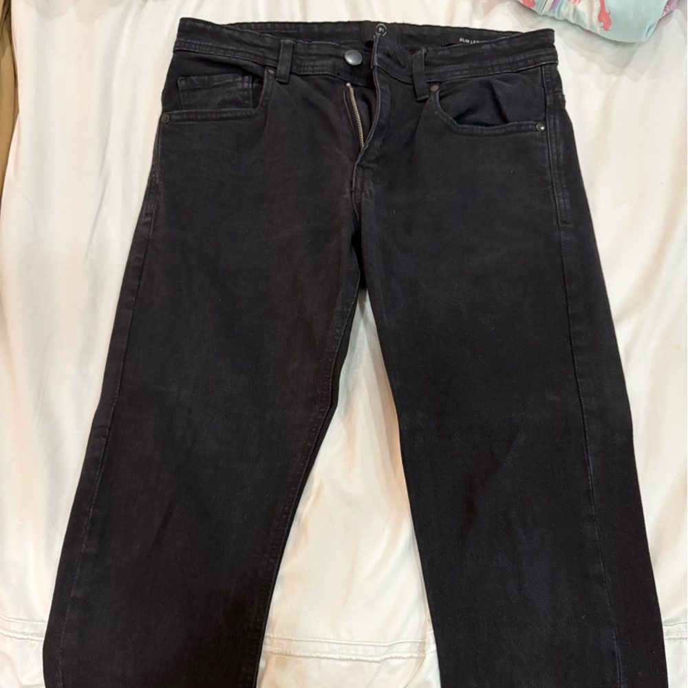 Cotton On Men's Slim Jeans - Black